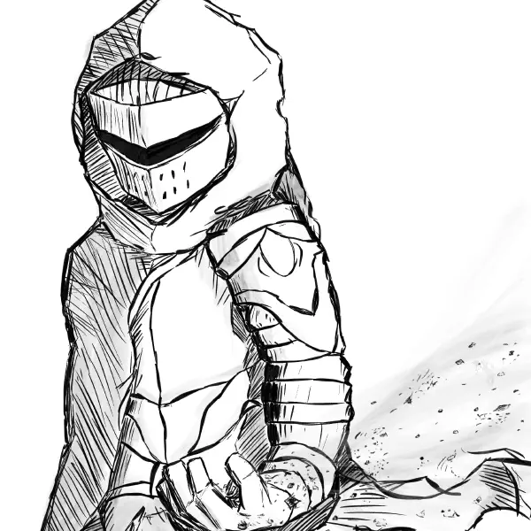 Fallen knight.